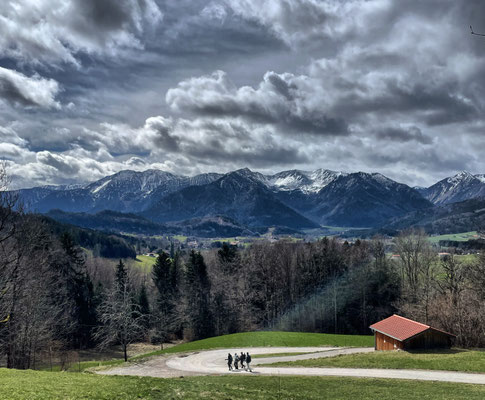 Abstieg vom Schwarzenberg