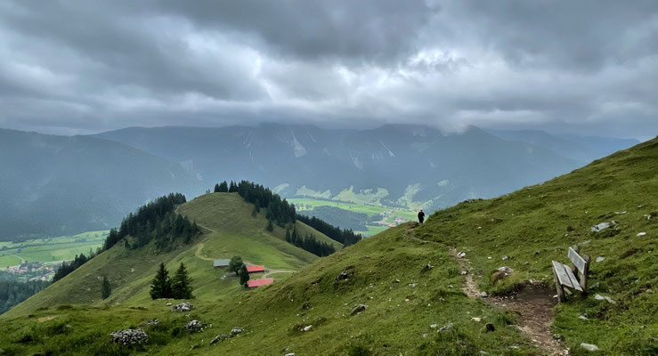 Blick zurück zur Spitzingscheibe