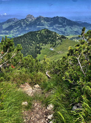 Auf dem Weg zum Großen Traithen