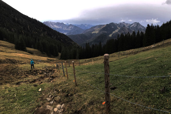 Aufstieg zum Fellalm-Sattel