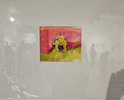 Zeit.Los, Sigrid Jordan, Fensterspiegelung