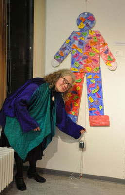 Rose mit dem Hampelmann; Vernissage FRAGMENTE 31.03.2023; Fotos: AMLetsch