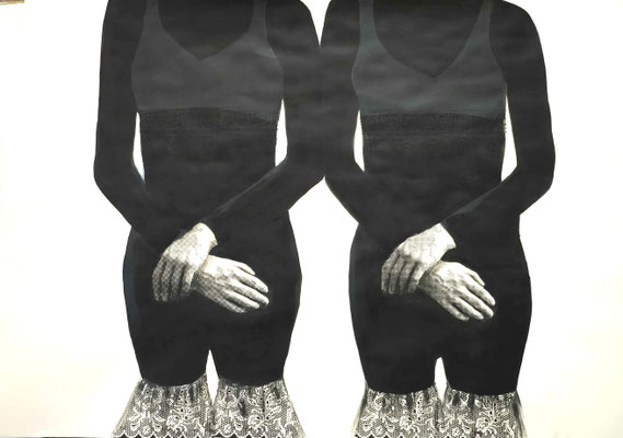 Eugenia Jäger o. T., 2025 Siebdruck, Papier 100x70cm / © Eugenia Jäger