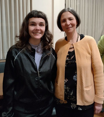 Marta Dzido und Krystyna Frindik, Vorsitzende des Forums polnischer Kultur POLONIA e.V. 