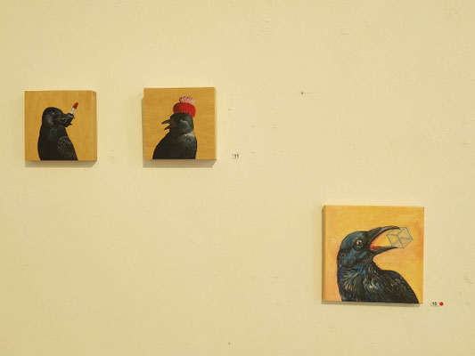 Die Neuen: Werke von Iuliia Frantseva, Zwei Damen. Diptychon, Sharade, Foto: Iuliia Frantseva