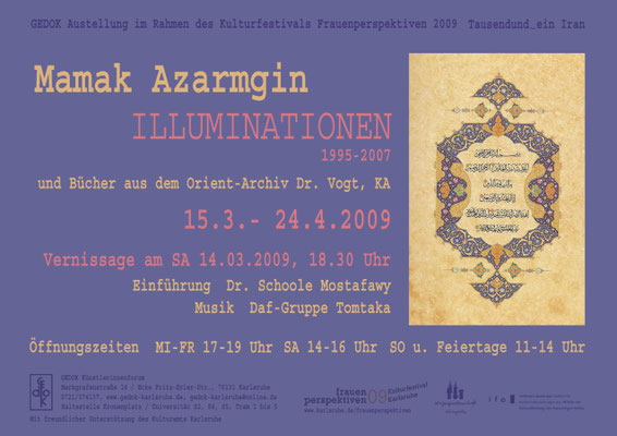 Mamak Azarmgin Illuminationen 1995-2007, Frauenperspektiven 2009