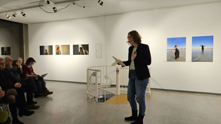 I am Right Here: Grußwort Verena Meister, Foto: Anna Maria Letsch 