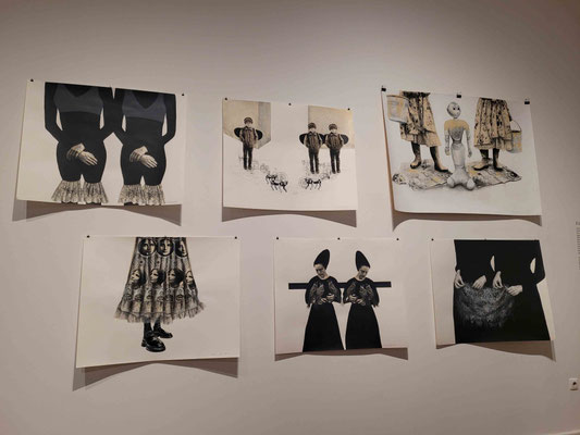 Siebdrucke von Eugenia Jäger, Foto: Sabine Schäfer