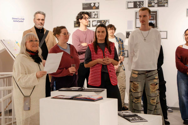 Vernissage, Einführung Elisabeth Stephan-Geissler (GEDOK), Auftakt I: Sensing Space „Nahaufnahme: Südstadt“, Fotos KIT