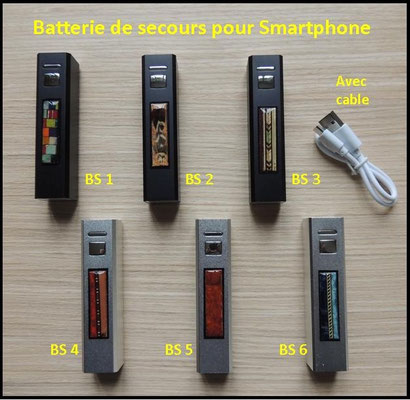 Batterie pour smartphone (2000mAh) - 94x22mm - 28€