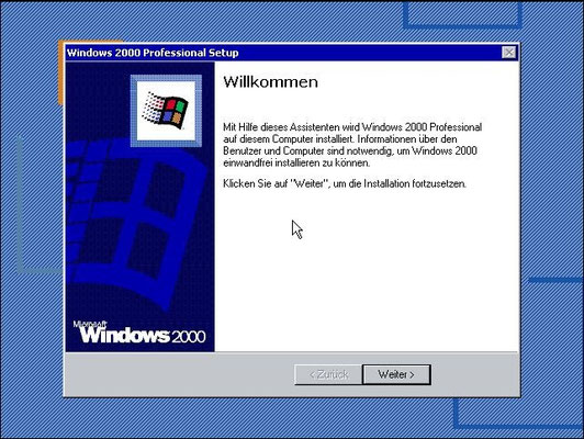 Das Setup, moderner als noch bei 98.