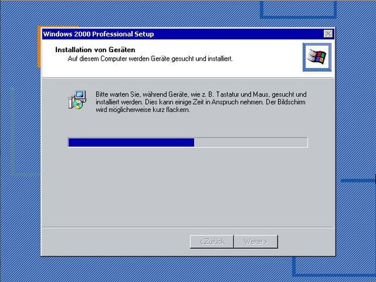 Hardware wird erkannt und installiert.