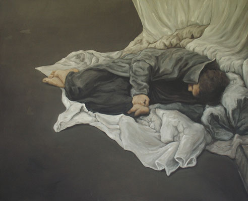 dormeur V - juin10 - huile sur toile, 160x130cm