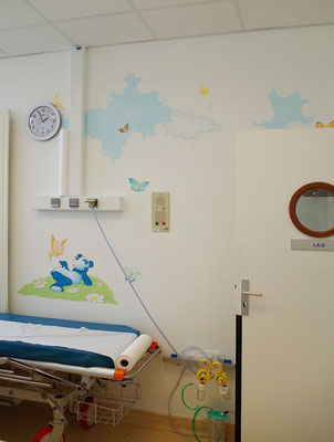 IAO Box de consultation, Hôpital Antoine-Béclère, Clamart, Hauts-de-Seine - Août 2017 (Service d'urgences pédiatriques)