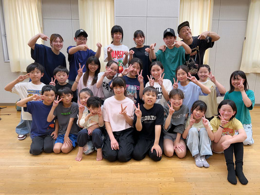 若葉区 千城台 キッズダンススクール Mob squad 新しいお友達