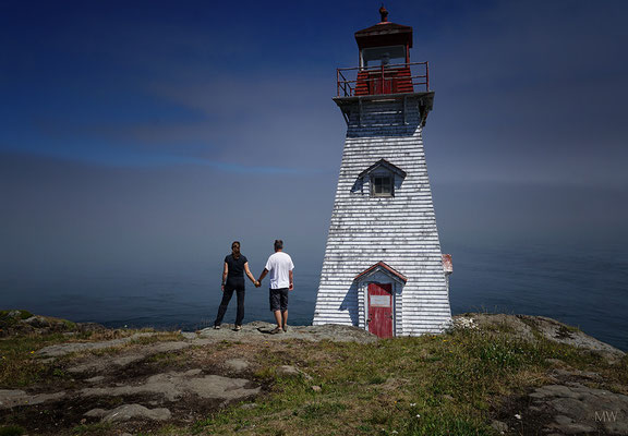 Bye-bye Nova Scotia. Boar's Head Lighthouse, Digby Neck