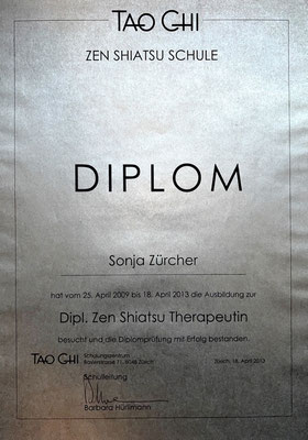 Raum für Selbststärkung Sonja Zürcher - Praxis für Komplementär Therapie mit Shiatsu & Supervision in Dübendorf, Zürich Stettbach