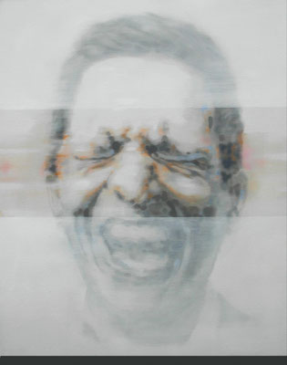 Manfred Maria Rubrecht - Emotion 5, 2022, Öl auf Leinwand 80x100cm