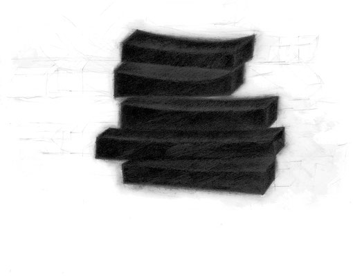 Lilo Fischer-Fornoff, Ohne Titel, Zeichnung auf Papier 