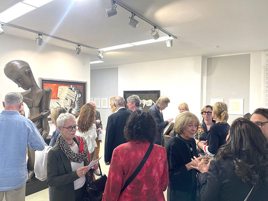 Vernissage zu Rimpel und Picasso in der Galerie Rubrecht Contemporary, 2025, Foto LR