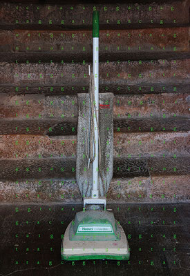 KC Kevin Clarke,  New Koons Fallen Virgin Vac, digital print, 2014, 116 x 76 cm, Editon 5