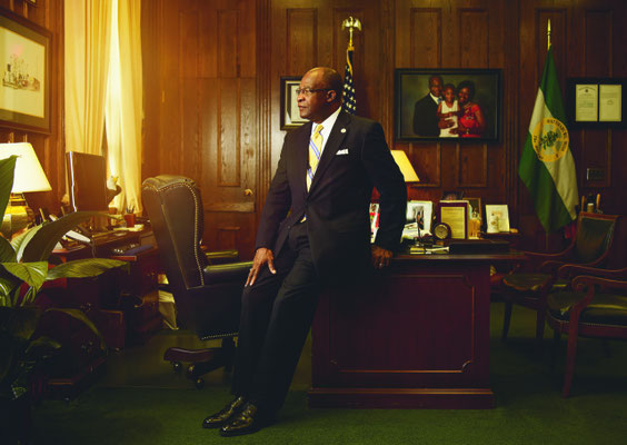 Claus Morgenstern, elected icons, Hattiesburg Mayor, 2014, 100 x 75 cmHeimat X