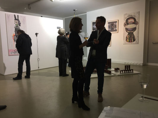 Vernissage ALPHAPAINTING Straszewski - Weitenberg - EL EGO, Impression, Wiesbaden, CS