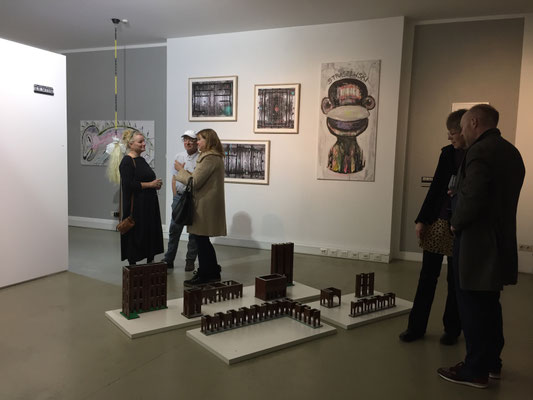Vernissage ALPHAPAINTING Straszewski - Weitenberg - EL EGO, Impression, Wiesbaden, CS