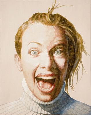 Manfred Maria Rubrecht - Kristina, 2007-2008, Öl auf Leinwand, 140x110