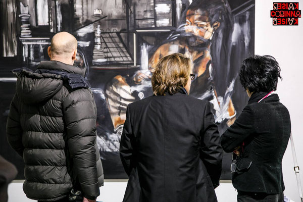 Impression Vernissage, Deniz Alt, Dunkle Romantik, 2014