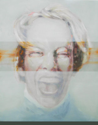 Manfred Maria Rubrecht - Emotion 6, 2022, Öl auf Leinwand, 80x100cm