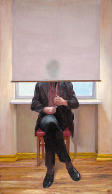 LL, Ohne Titel (dunkel), 2006, Öl auf Leinwand, 130 x 75 cm, Preis auf Anfrage