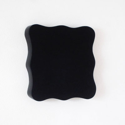 Otto Scherer: Wellenmodul 1, Keramik, Gips, Acryl, Platin, Gold, 28 x 28 x 3cm, Auflage: 9