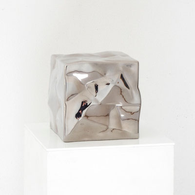 Otto_Scherer_Kleines_Paar_Keramik_platiniert_20x20x35cm_2010, Auflage 3