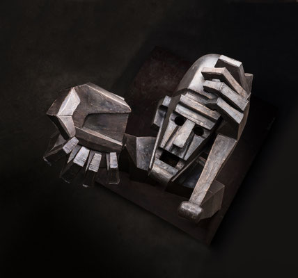 Hilfe, 2018, Bronze, 150 x 90 x 90 cm, Auflage 5 + 1