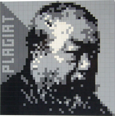 EL EGO, 2019, AiWeiwei gelb, Lego, 3+1, 40x40cm