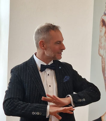 LEANDER Rubrecht Porträt des Kunsthändlers und Ausstellungsmachers