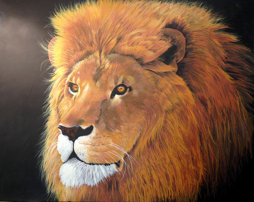 LION, Acryl auf Leinwand, acrylic on canvas, verkauft, sold