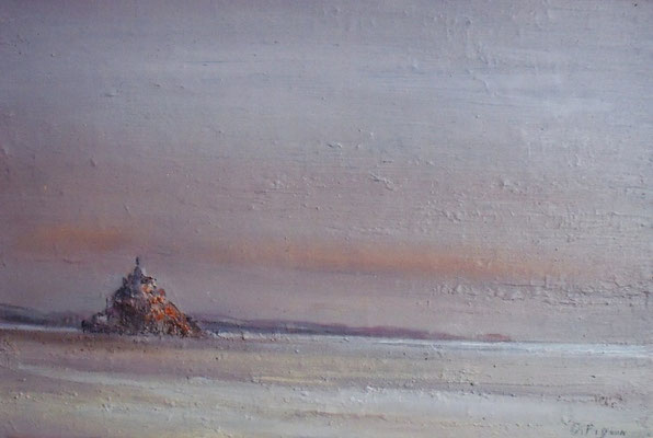 Le Mont-Saint-Michel, 2008 - huile sur toile