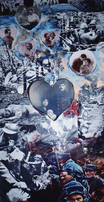 Auprès de ma blonde, 2013 - collage photo