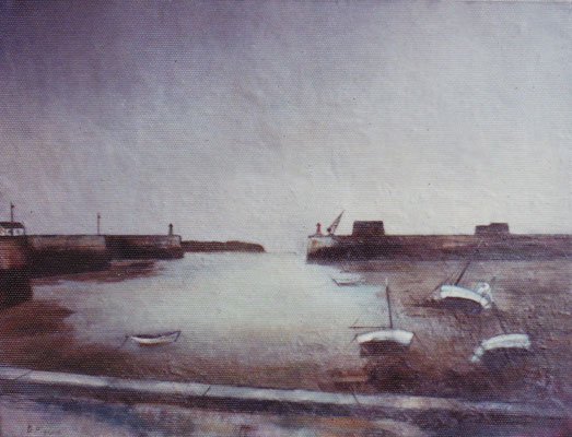 L'avant-port, 1969 - huile sur toile