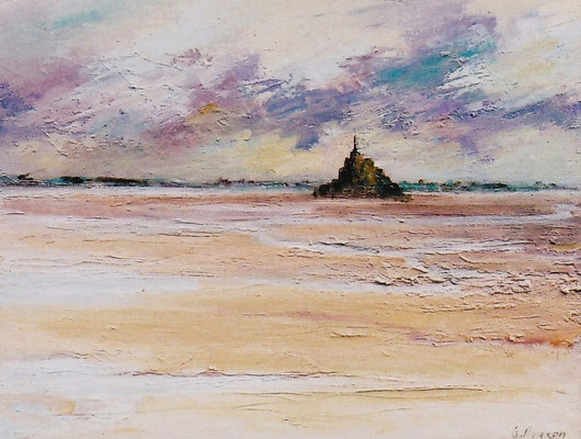 Le Mont-Saint-Michel, 2007 - huile sur toile