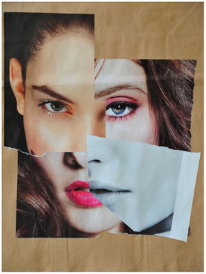 Foto & Konzept: Andreas Ender, photo-art+painting | paperbag [reBORN] - Embryo