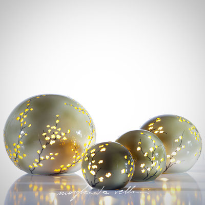Sphere table lamps RAMAGE DIPINTO Margherita Vellini - Ceramic Lamps -  Home Lighting Design - Made in Italy