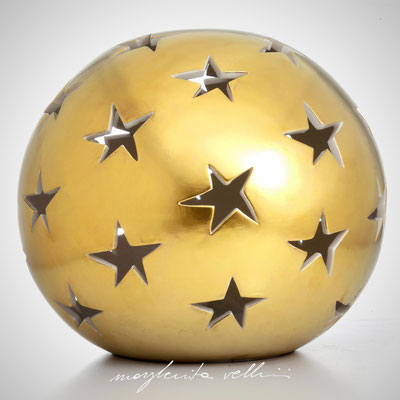 STELLE metallo prezioso ORO 15% opaco. Margherita Vellini  - Lampade in ceramica  - Home Lighting Design