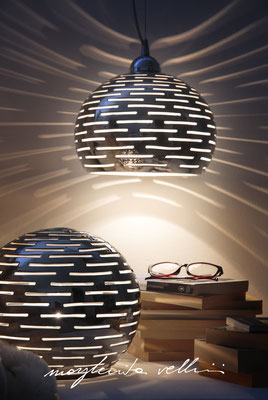 ORIZZONTALI Lampada da tavolo ed a sospensione   - Margherita Vellini  - Lampade in ceramica  - Home Lighting Design