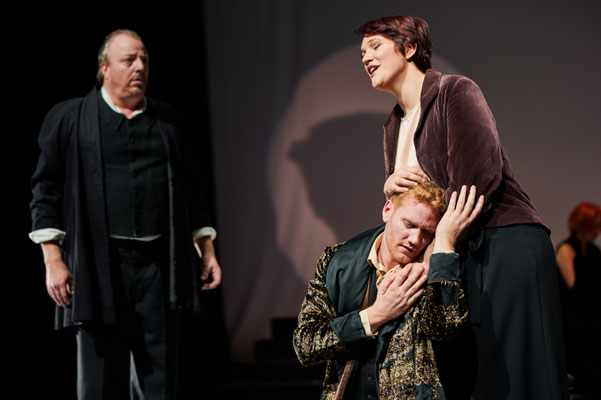 Liederabend "Könnt ich dich in Liedern preisen" (mit Merlin Wagner und Renatus Meszar, Bad. Staatstheater, Oktober 2019, @Arno Kohlem)