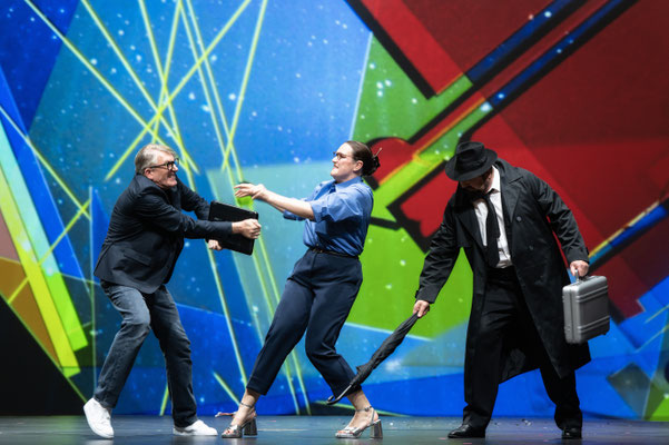 Elisabeth Quant ("Die Letzte Verschwörung" von Moritz Eggert, Staatstheater Augsburg), 2024, @Jan-Pieter Fuhr