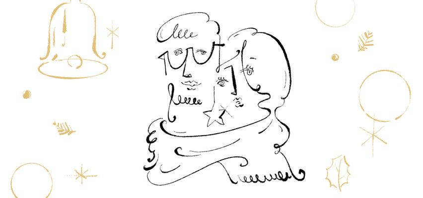 VIORO 2018 CHRISTMASイラスト | AD/D:株式会社9P direction:後藤麻与