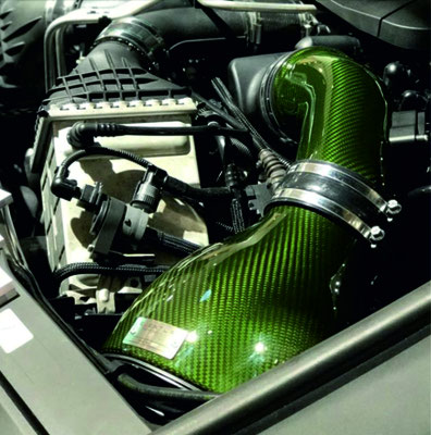 Luftansaurohre Carbon Effektlasur